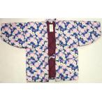 [ сделано в Японии * ручной работы ] высококлассный мир рисунок хлопок inserting половина небо * женский темно-синий земля цветочный принт (wh0f02n)