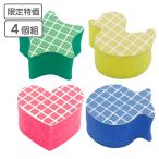  ванная зеркало. u Logo сбрасывание Shape L размер примерно 5.5×4.5cm 4 шт ассортимент комплект сделано в Японии зеркало стекло накипь вода красный u Logo брать . губка уборка удаление 