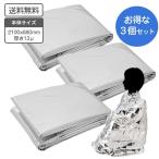 アルミ製 レスキューシート 1枚880ｘ2100mm 3個組 防寒シート アルミシート 防災備蓄 登山 スポーツ 防災グッズ