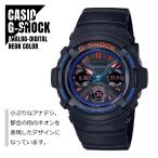 Yahoo! Yahoo!ショッピング(ヤフー ショッピング)CASIO カシオ G-SHOCK Gショック アナデジ 耐衝撃構造 タフソーラー AWR-M100SCT-1A ブラック ネオンカラー 腕時計 メンズ レディース