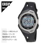 Yahoo! Yahoo!ショッピング(ヤフー ショッピング)【即納】 CASIO カシオ PHYS フィズ STR-300C-1 ランニングウォッチ グレー×ブラック メンズ レディース 腕時計