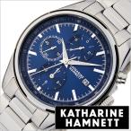 キャサリンハムネット 時計 KATHARINE HAMNETT 腕時計 クロノグラフ 7 CHRONOGRAPH VII メンズ腕時計 ネイビー KH20D1-B64
