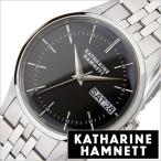 キャサリンハムネット 時計 KATHARINE HAMNETT 腕時計 イングリッシュ スリック ENGLISH SLICK メンズ腕時計 ブラック KH20G5-B34