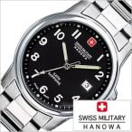 スイスミリタリー ハノワ クラシック 腕時計 SWISS MILITARY HANOWA 時計 CLASSIC メンズ ブラック ML-281