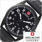 スイスミリタリー ハノワ クラシック 腕時計 SWISS MILITARY HANOWA 時計 CLASSIC メンズ ブラック ML-303