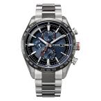 腕時計 シチズン アテッサ ACT Line AT8186-51L メンズ エコ・ドライブ電波時計 ワールドタイム クロノグラフ 正規品