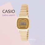 CASIO 腕時計(5年保証)レディース デジタル ブレス ゴールド チープカシオ カジュアル ビジネス LA670GA-9