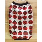 テントウ虫のタンクトップ（ブラック×レッド）
