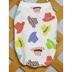 PUPPY・帽子柄のタンクトップ