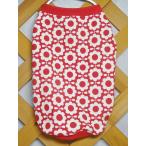 PUPPY・デイジーのお花畑のタンクトップ（レッド）