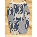 PUPPY・ブヒちゃんパイルニット・タンクトップ（ネイビー）