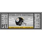 Fanmats NFLピッツバーグスティーラーズnfl-pittsburgh steelersticketランナー、チームカラー、1サイズ　並行輸入品