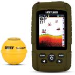 LUCKY Portable Sonar Fish Finder Boat Depth Fishing Fish Finders Waterproof Handheld Wireless Fishing Finder Kayak Transducer Depth Finders for Ice F