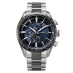 シチズン アテッサ CITIZEN ATTESA ACT Line Eco-Drive ブルー ダイレクトフライト 電波ソーラー チタン AT8186-51L 送料無料