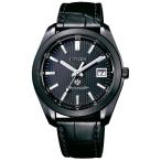 シチズン ザ・シチズン CITIZEN The CITIZEN 限定300本 ブラック クロノマスター 高精度エコドライブ ワニ革バンド AQ4054-01E 送料無料