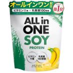 アンビーク オールインワン ソイプロテイン バナナ 1kg×1個 乳酸菌100億