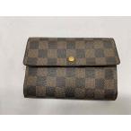  Louis Vuitton LOUIS VUITTON кошелек N61202 Damier porutotorezo-ruete.ipapie Brown / чай цвет 