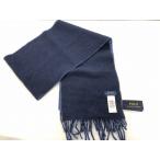 【未使用】 ポロラルフローレン POLO RALPH LAUREN マフラー ブルー