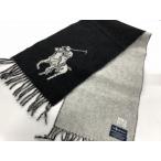 ポロラルフローレン POLO RALPH LAUREN マフラー ブラック ホワイト