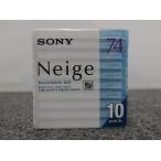 [ не использовался ] Sony SONY [ не использовался * нераспечатанный ] Mini диск 74 минут прозрачный ракушка 10шт.@ упаковка 10MDW74NED
