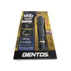 [ не использовался ] Gentos GENTOS USB заряжающийся ручной фонарь LED лампа светодиодной подсветки мигающий свет 900 люмен to водостойкий предотвращение бедствий черный 