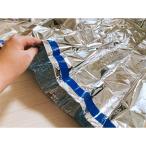 簡易寝袋 防災 防寒用アルミ寝袋 封筒型 シュラフ 災害 非常時 防寒具ッド  200×100cm　041988