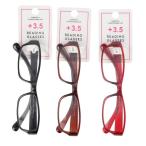 法人限定 まとめ買い108個セット 老眼鏡 3.5度  プラスチックフレーム 9001/073569