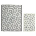 吸水キッチンマット2枚シュナウザー 319336