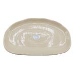 うず紋楕円中皿 18cm 323687