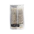 まとめ買い150個セット OPP完封袋入 丸竹箸 モノトーン柄 20膳 0490/331176