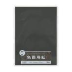 まとめ買い100個セット 色画用紙 黒 ブラック 5枚 36.3×25.7cm 0915/343250