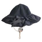 ショッピングストローハット コンパクト収納つば広ストローハットBK 365581