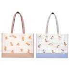 まとめ買い150個セット 不織布コーティングバッグ L イヌネコフォト柄0936/368745