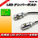 LED подсветка номера LED номер болт 2 шт. комплект серебряный цвет серебряный / болт модель мотоцикл номерная табличка 