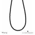 Yahoo! Yahoo!ショッピング(ヤフー ショッピング)ライオンハート ブラックスピネル ネックレス スモールサイズ 黒 天然石 メンズ ブランド LION HEART
