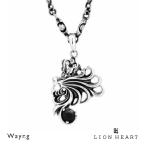Yahoo! Yahoo!ショッピング(ヤフー ショッピング)ライオンハート ハウル ネックレス シルバー925 ブラックジルコニア キバチェーン メンズ ブランド LION HEART