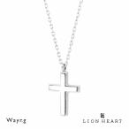 Yahoo! Yahoo!ショッピング(ヤフー ショッピング)ライオンハート プレーン クロス プチネックレス K10ゴールド ホワイトゴールド 十字架 メンズ ブランド LION HEART