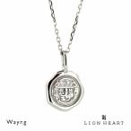ライオンハート スタンプ プチネックレス K10ゴールド ホワイトゴールド メンズ ブランド LION HEART