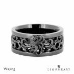 Yahoo! Yahoo!ショッピング(ヤフー ショッピング)ライオンハート ラージアラベスクリング シルバー925 ブラック 13号〜23号 メンズ ブランド 指輪 LION HEART