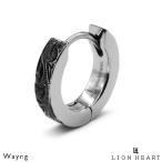  лев Heart Hawaiian обруч серьги flat удар . хирургический нержавеющая сталь серебряный одна сторона уголок для серьги гавайская бижутерия 1 пункт продажа мужской бренд LION HEART