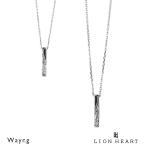 ライオンハート ハワイアンロッド ペアネックレス サージカルステンレス メンズ レディース ブランド LION HEART