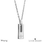 ライオンハート デント プレート ネックレス サージカルステンレス シルバー 金属アレルギー対応 メンズ ブランド LION HEART