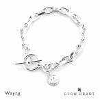 Yahoo! Yahoo!ショッピング(ヤフー ショッピング)ライオンハート サイドカット ファット チェーン ブレスレット シルバー925 メンズ ブランド LION HEART