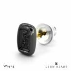 Yahoo! Yahoo!ショッピング(ヤフー ショッピング)ライオンハート B・S スタッズピアス ライオン シルバー925 ブラック 黒 片耳用 1点売り メンズ ブランド LION HEART