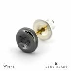 Yahoo! Yahoo!ショッピング(ヤフー ショッピング)ライオンハート B・S スタッズピアス クラウン 王冠 シルバー925 ブラック 黒 片耳用 1点売り メンズ ブランド LION HEART