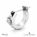 Yahoo! Yahoo!ショッピング(ヤフー ショッピング)ライオンハート LEO クロッシングピアス スタッズフープ シルバー925 片耳用 1点売り メンズ ブランド LION HEART