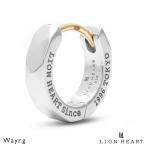 ショッピングLION ライオンハート カッティング フープピアス シグネチャー シルバー925 フープ ピアス 片耳用 1点売り メンズ ブランド LION HEART