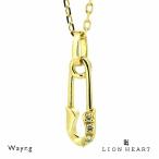 Yahoo! Yahoo!ショッピング(ヤフー ショッピング)ライオンハート セーフティピン プチ ネックレス アズキチェーン K10ゴールド イエローゴールド メンズ ブランド LION HEART