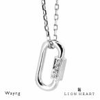 Yahoo! Yahoo!ショッピング(ヤフー ショッピング)ライオンハート カラビナ プチ ネックレス アズキチェーン K10ゴールド ホワイトゴールド メンズ ブランド LION HEART