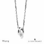 Yahoo! Yahoo!ショッピング(ヤフー ショッピング)ライオンハート EL フェザー ダブルリング ネックレス シルバー925 合成ダイヤモンド メンズ ブランド LION HEART